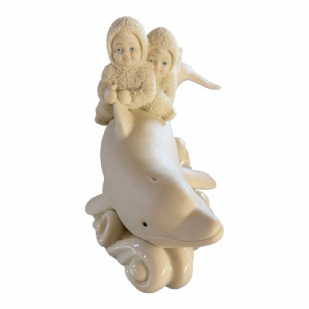 Department 56 Snowbabies Ride The Wave